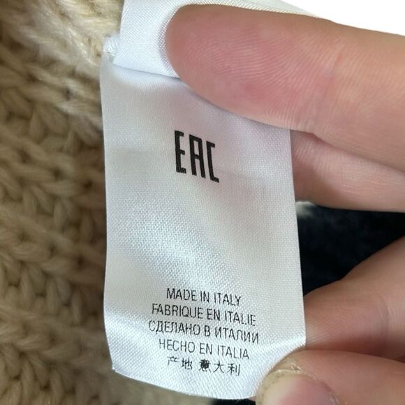 Essentiel Antwerp EAC Weyond Stripes Chunky Knit Rib Pullover Sweater Small US 4 - Picture 8 of 9